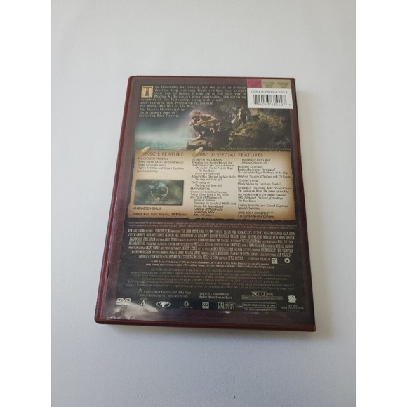 The Lord Of the Rings: The Two Towers (Full Screen Edition) - DVD - VERY GOOD - Picture 2 of 5